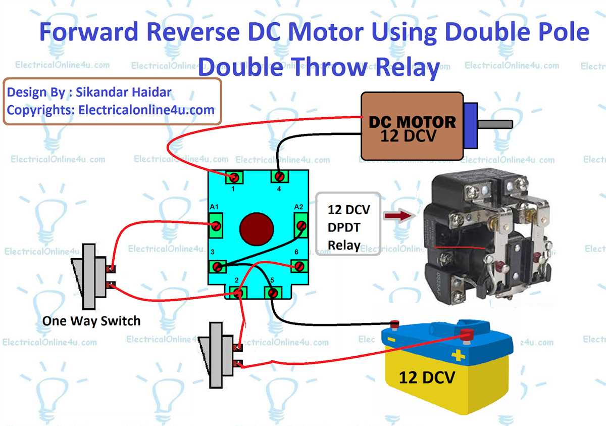 Exploring The Double Pole Double Throw Relay A Comprehensive Schematic